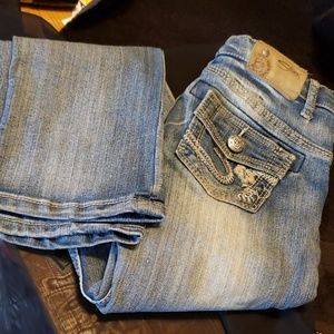 Silver Jean's Tammy style size 8